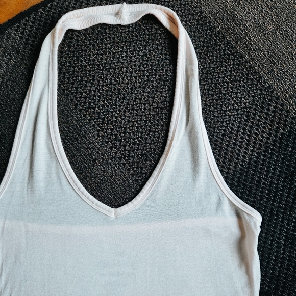 American Eagle Blush Pink Halter Neck Crop Tank – Size S - Picture 2 of 4